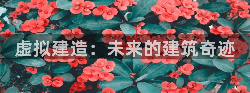亚洲非凡娱乐跌：虚拟建造：未来的建筑奇迹