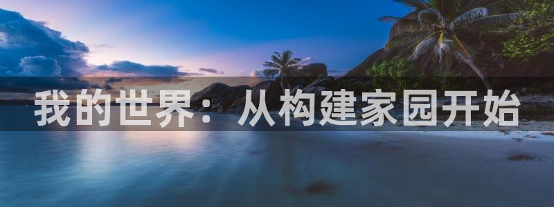 非凡娱乐大厅透视：我的世界：从构建家园开始