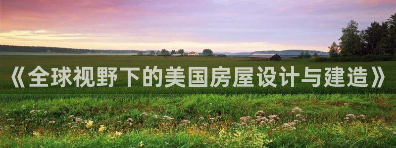 非凡娱乐提现多久到账：《全球视野下的美国房屋设计与建造》